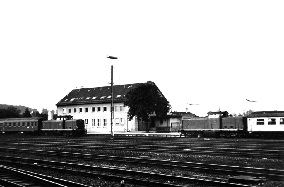 Sozialräume für Bahnbedienstete in Lennep, 24.06.1972