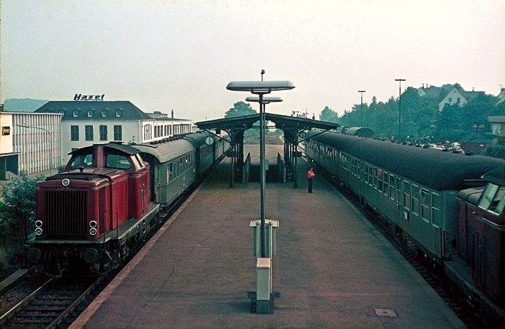E1330 & E1573 in Güldenwerth, 08.1973