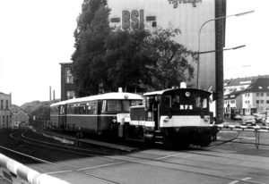 Donnerkiel-Express vor Remscheid Hbf, 02.06.1984