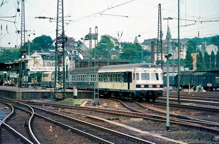Steuerwagen des Karlsruher Zuges Wuppertal-Oberbarmen, 1979
