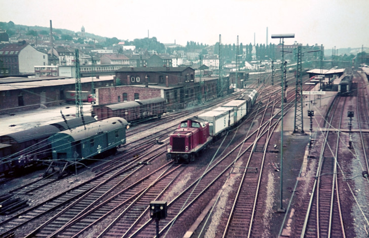 Güterbahnhof Wuppertal-Oberbarmen, 1970