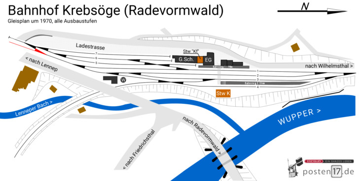 Gleisplan Krebsöge (Radevormwald)