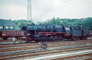 Heizlok 50 606 in Remscheid-Lennep, 10.1972